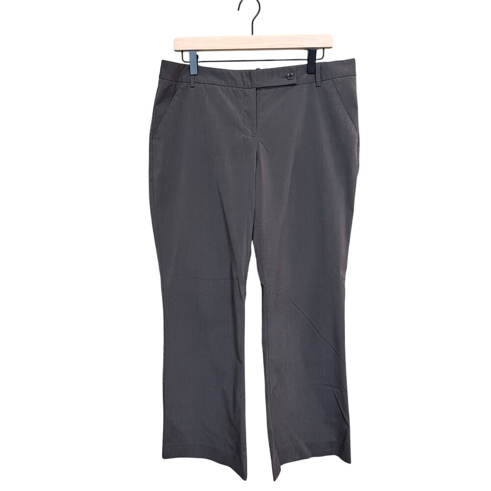 The Limited Drew Fit Taupe Gray Brown Stretch Dress Pants Size 12 Short